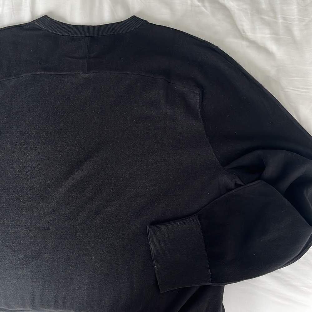 Rag & Bone - Men’s Barrow Crew Sweater - Black - XL - Picture 6 of 7